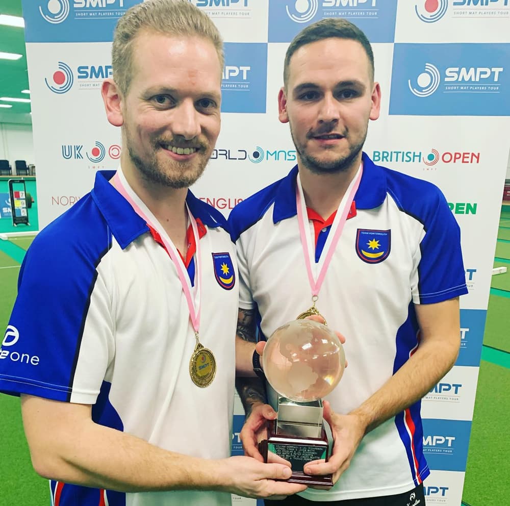 Steve Buckett & Ben Pay win the Bowls is Bowls World Pairs Masters 2022