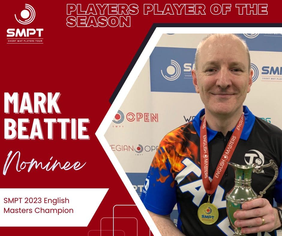 Mark Beattie Short Mat Players Tour Players Player of the Season Nominee 2023